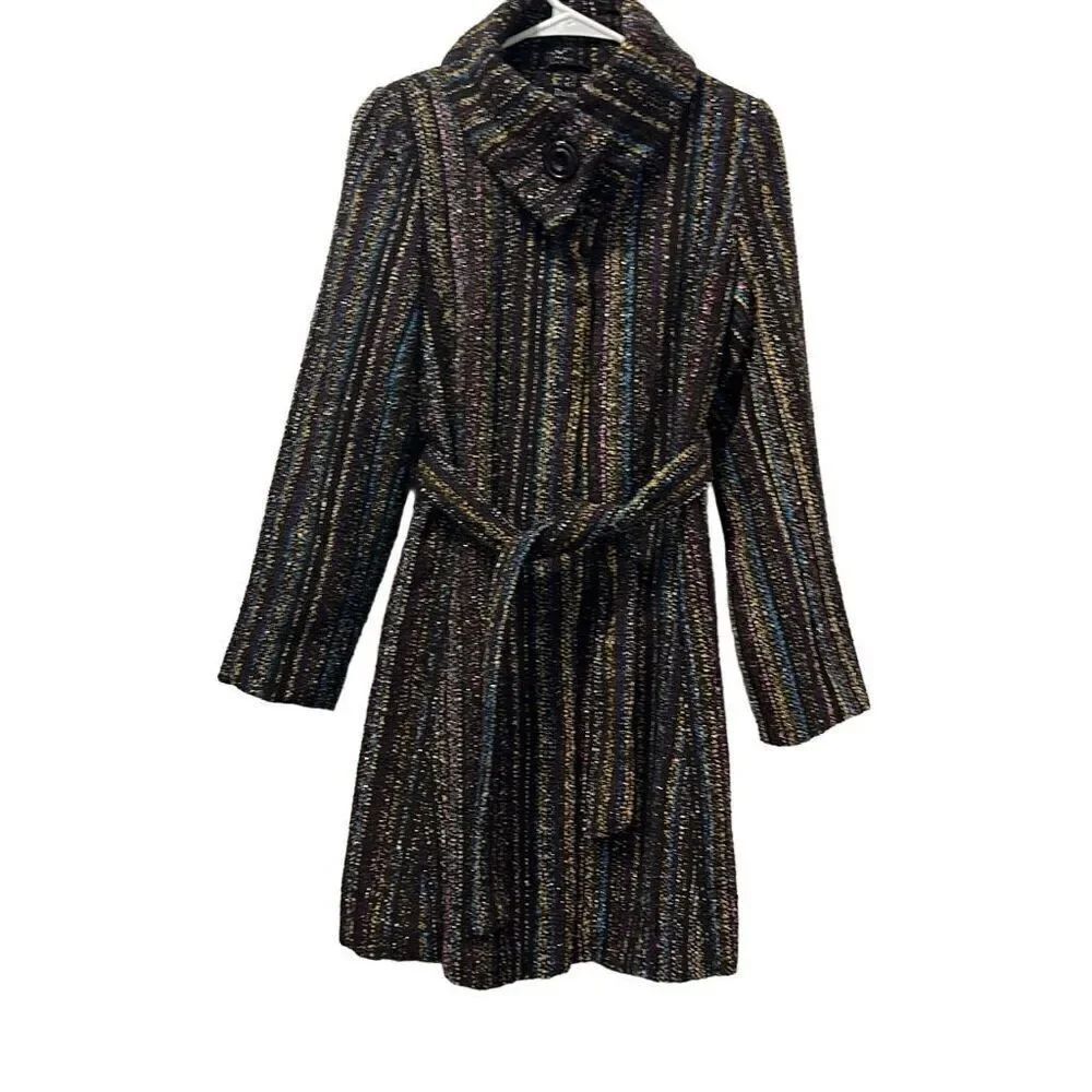 Women’s Daisy Multi Color Pea Coat Size Medium
